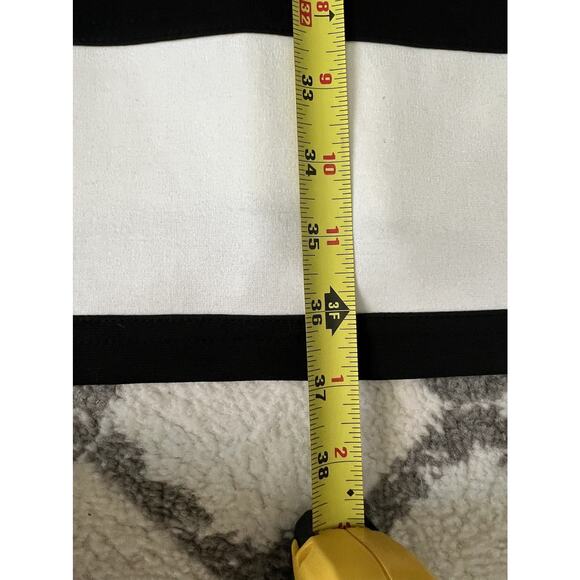 CALVIN KLEIN Black White Sleeveless Classic Career Sheath Dress - Picture 7 of 7